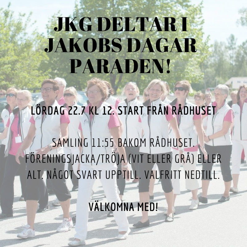 JKG Jakobs Dagar parad