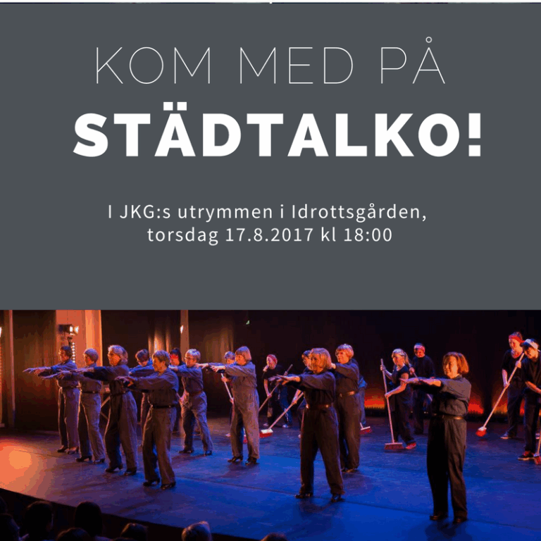 Kom med på städtalko 17.8 kl 18!