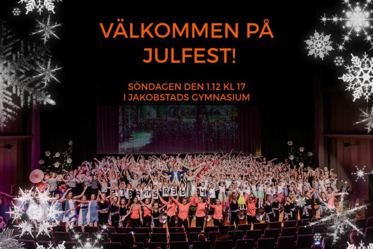 Välkommen på julfest 1.12!