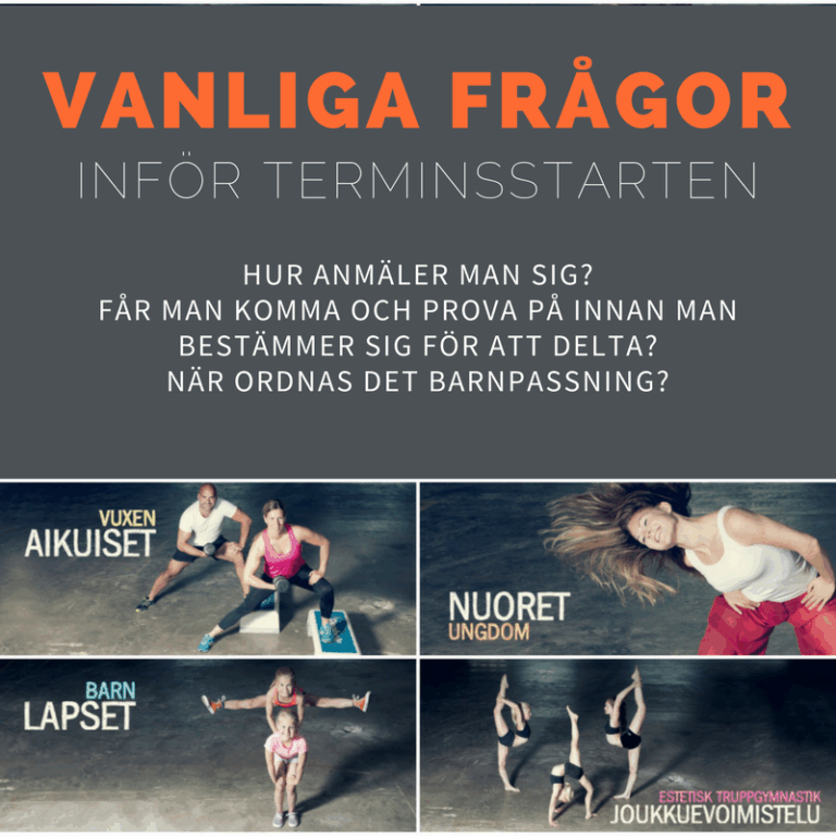 Vanliga frågor inför terminsstarten