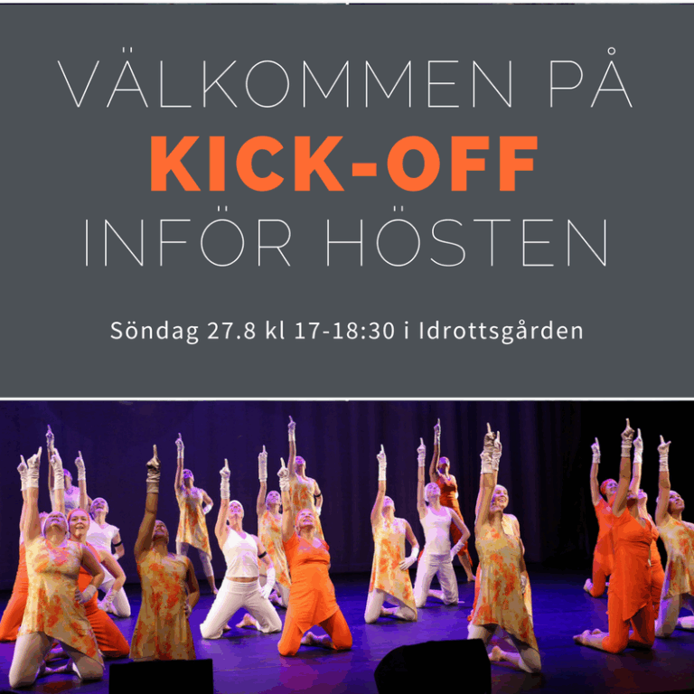 Välkommen på kick-off inför höststarten!