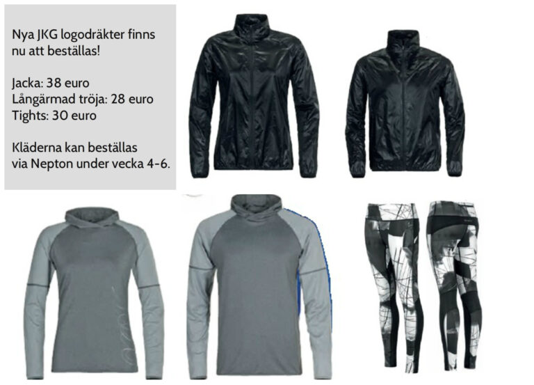Nya JKG-logodräkter finns nu att beställas!