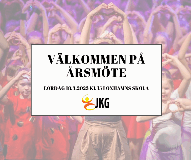 Välkomna på årsmöte 18.3.2023!