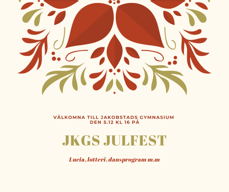 Välkomna på julfest 5.12!